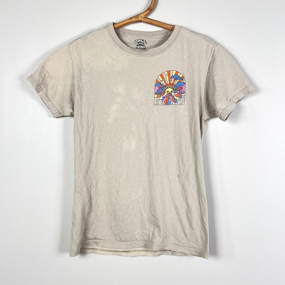Call Your Mother Top T‎ READ Graphic Tee Womens Small Cosmic Kitsch Funny - Picture 4 of 7